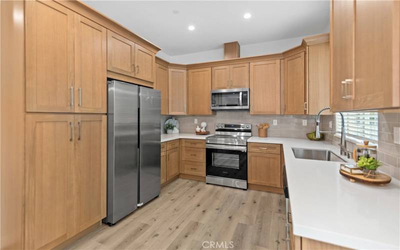 Kitchen with Stainless Steel Appliances