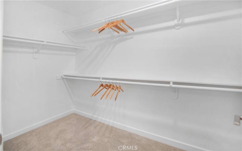 Primary Suite Walk-In Closet