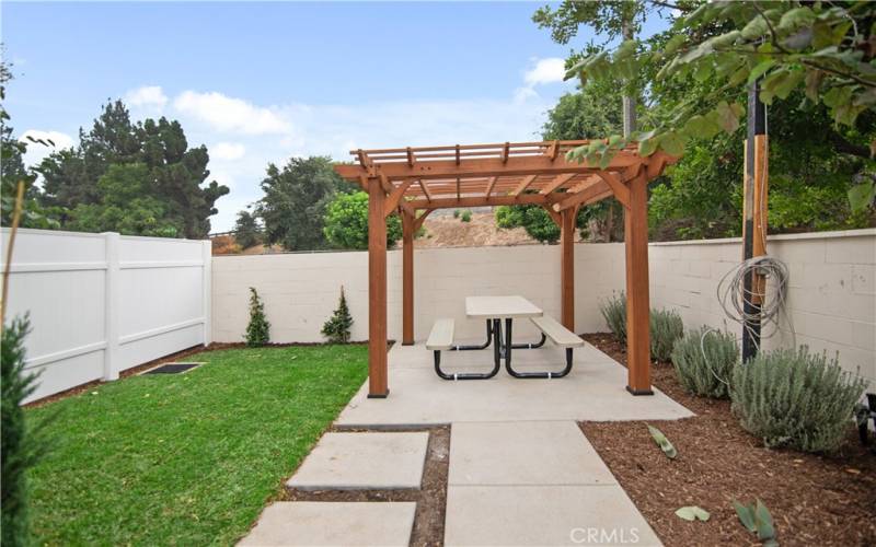 Picnic Area at the end of driveway