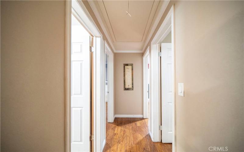 Hallway Leading to 3 Bedrooms