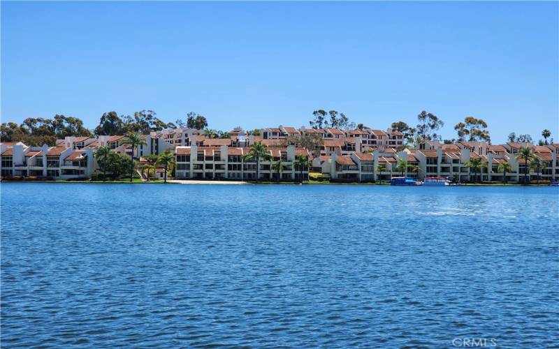 View of Development from the lake