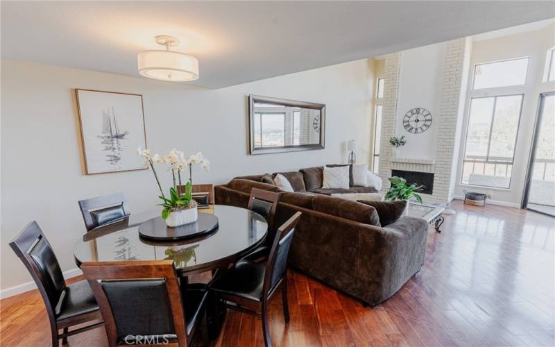 Dining Area & Living Room