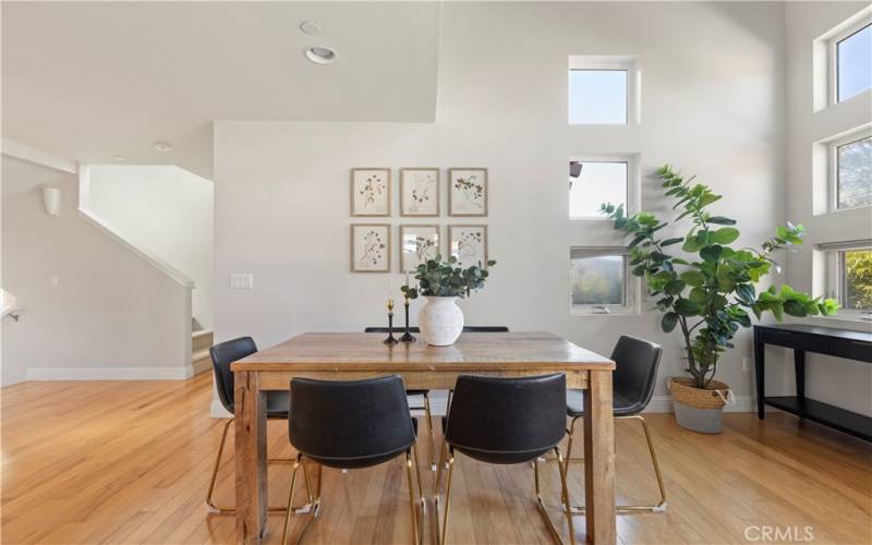 Second floor dining area.