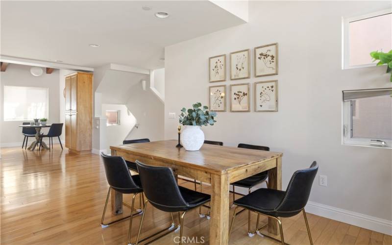 Second floor dining area.