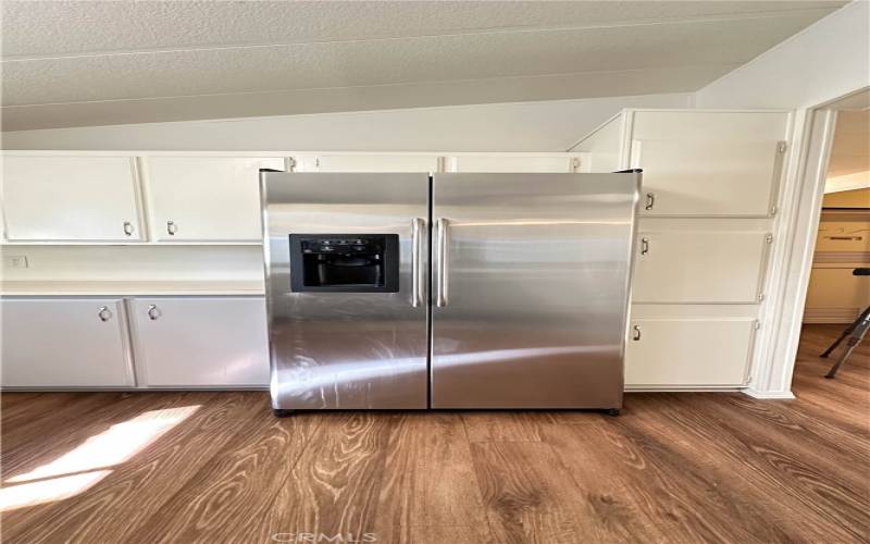 Refrigerator and cabinetry