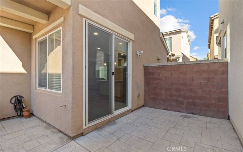 Enclosed Backyard Patio