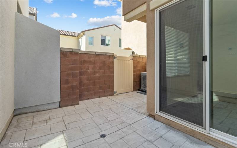 Enclosed Backyard Patio