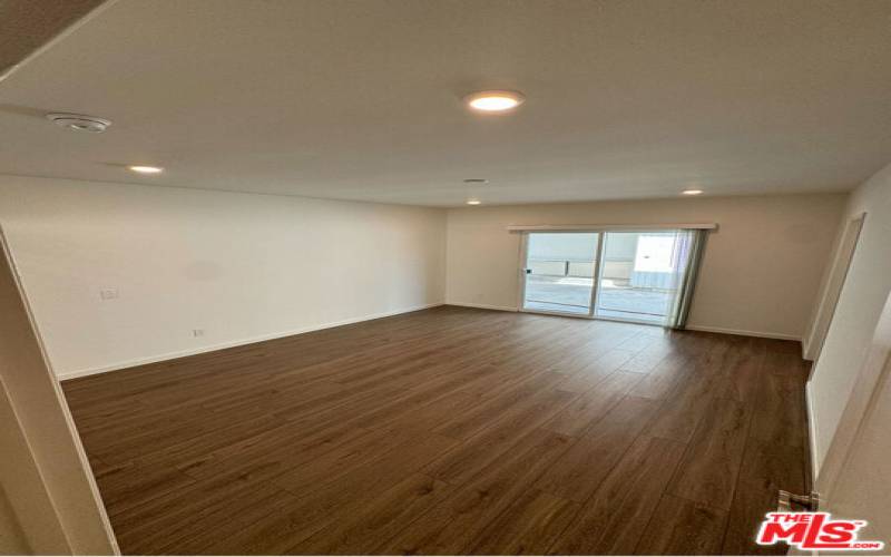 Master Bedroom sliding door to Private Patio