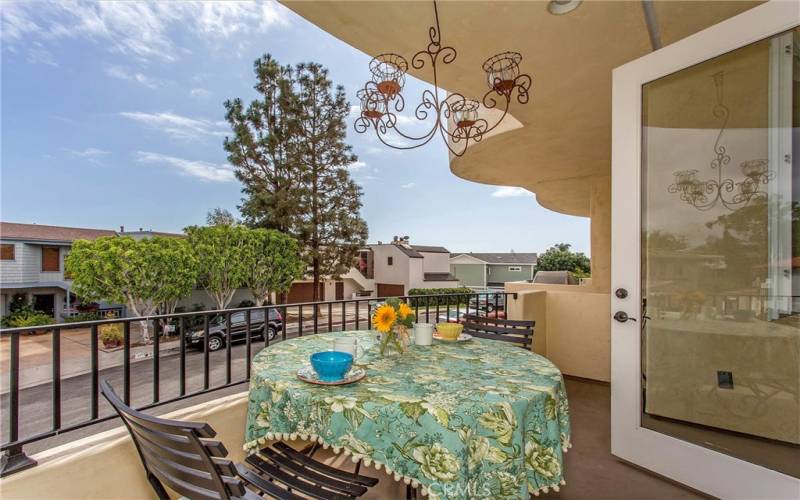 Front balcony off of Living Room