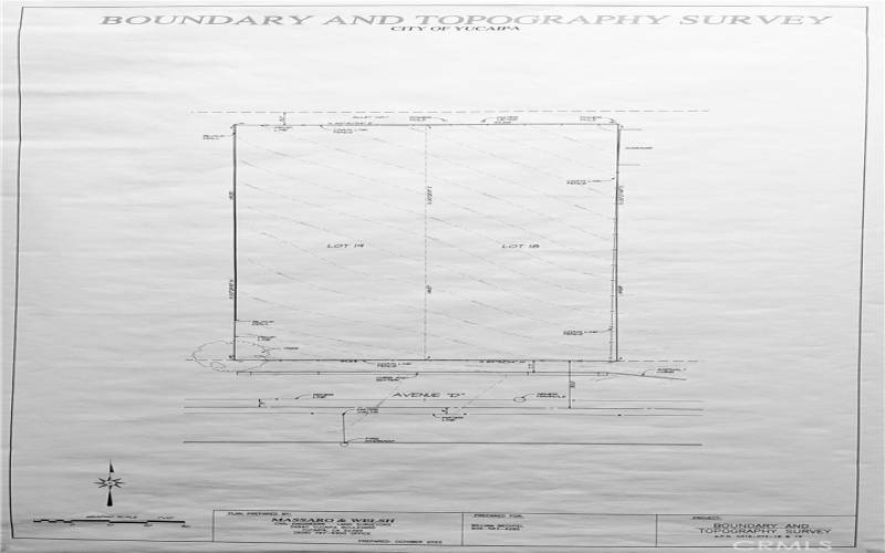 Site map (both parcels for sale)