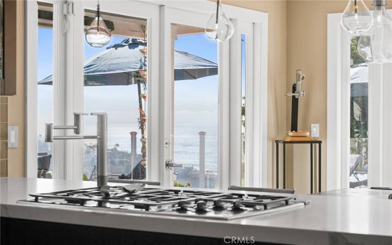 Ocean view chefs kitchen