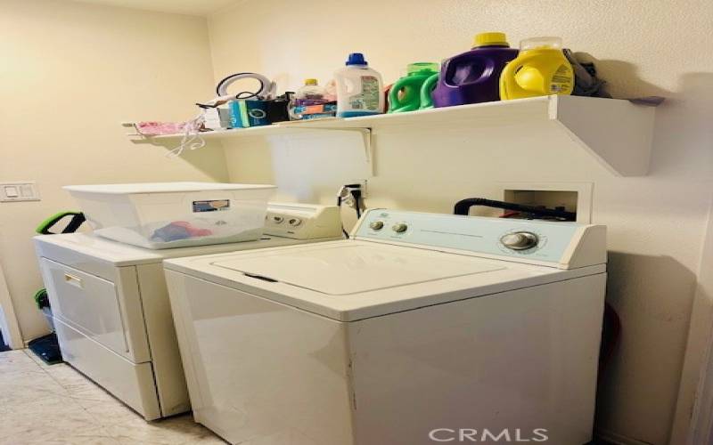 Laundry area