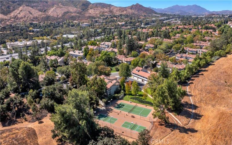 HOA Tennis/Pickle Ball Courts