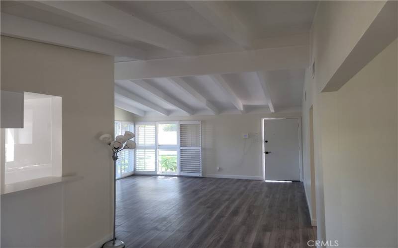 dining area and living room