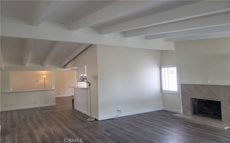 dinning area and living room