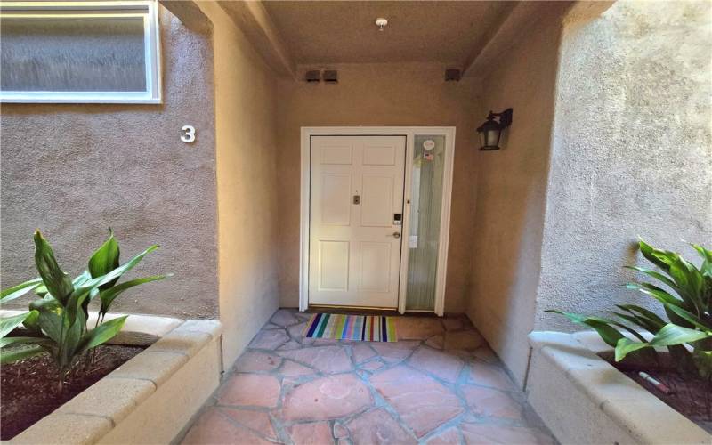 First floor unit with easy access to the subterranean parking garage.