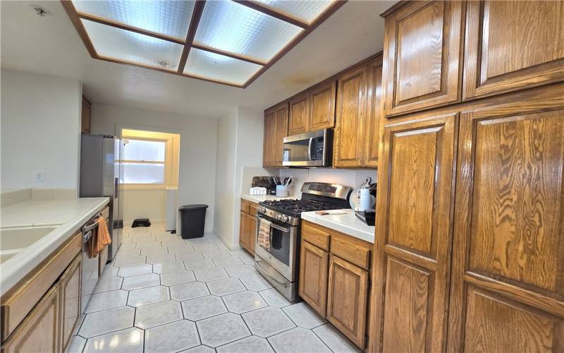 The kitchen features all the amenities you need including a separate laundry room.