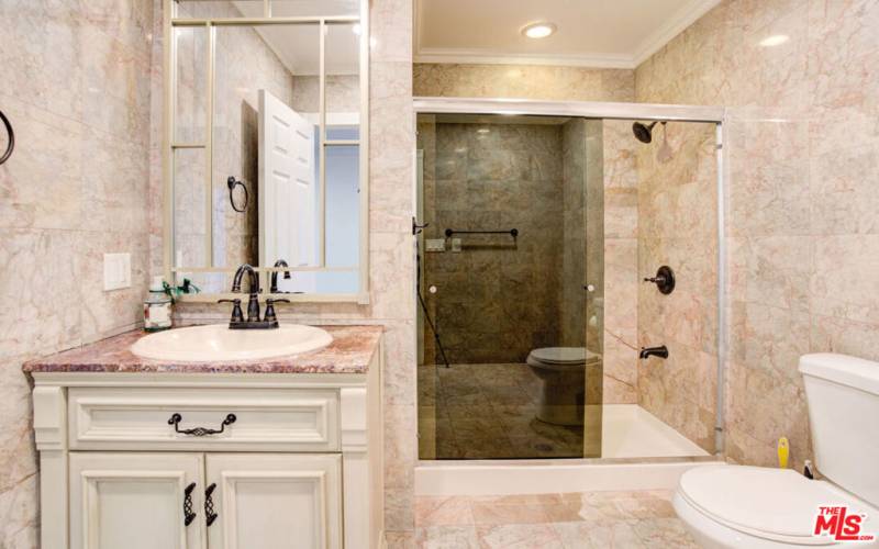 with shower over tub