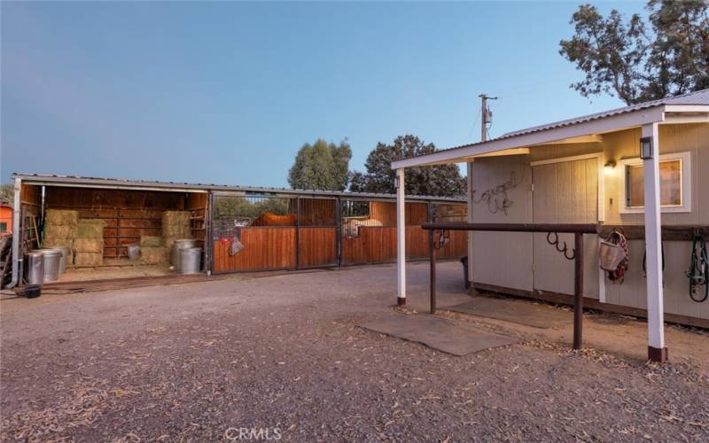 Tack Room & Horse Stalls