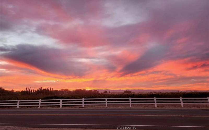 view from front yard