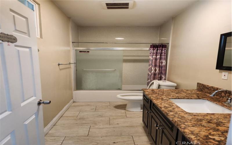 Private bathroom connected to master bedroom