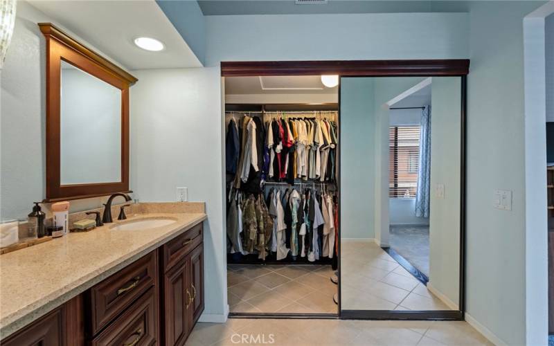 Primary Bedroom walk-in closet