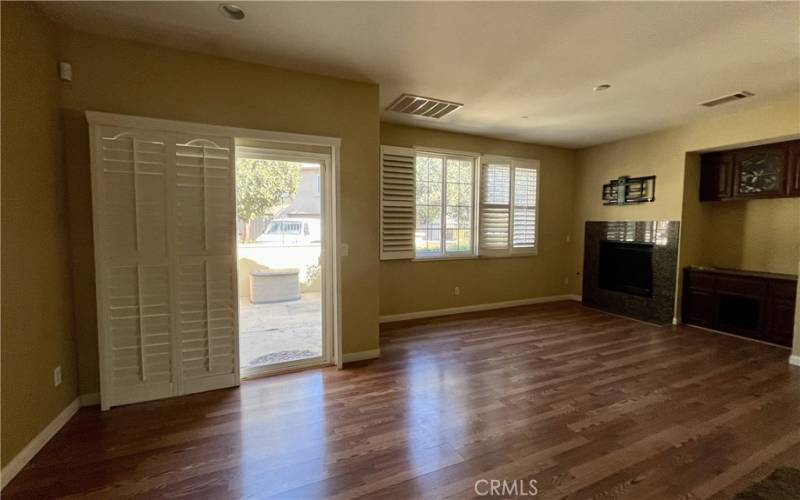 Dining area and access to patio