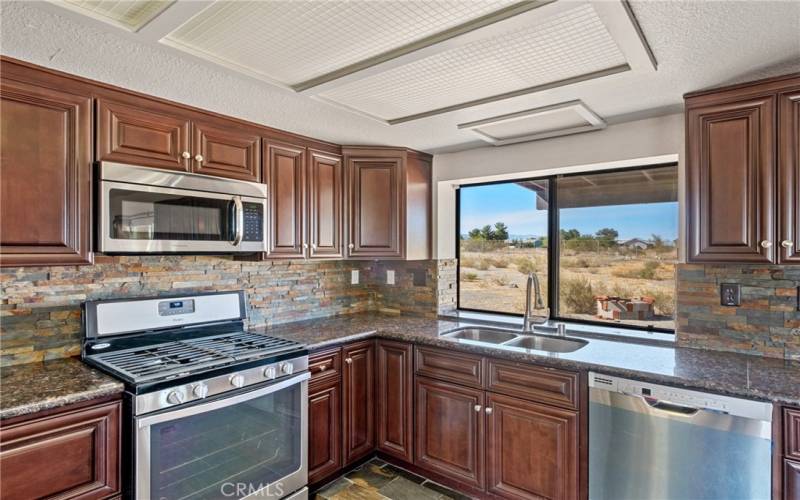 Kitchen with Stainless Appliances