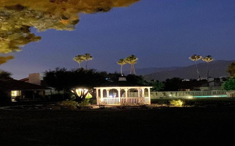 Gazebo at night!