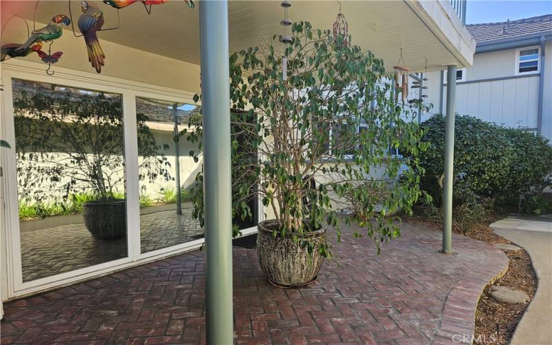 Another view of the back patio.