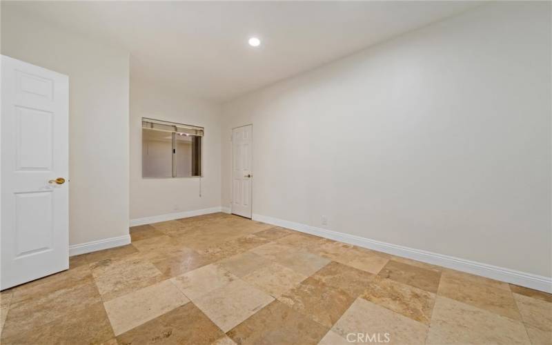 First Floor Bedroom with Two Closets