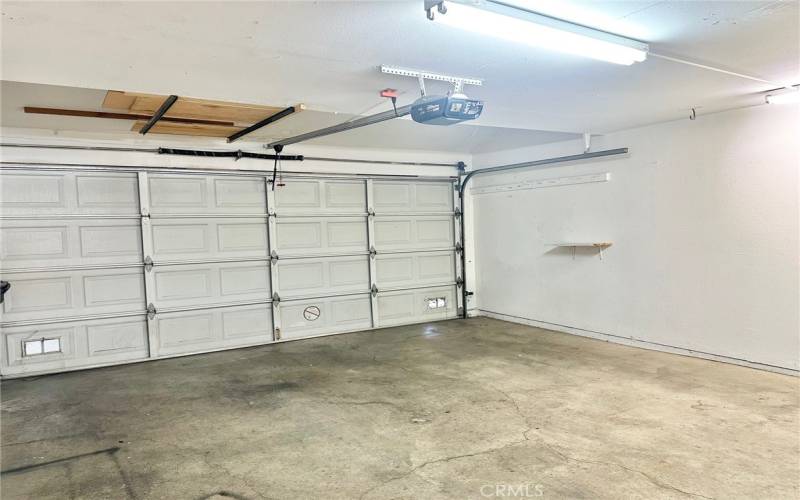 2-car attached garage