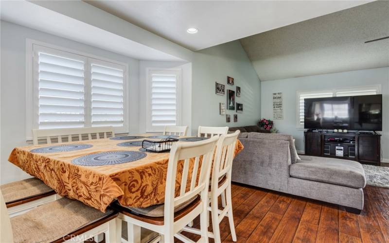 Dining Area Facing Family Room