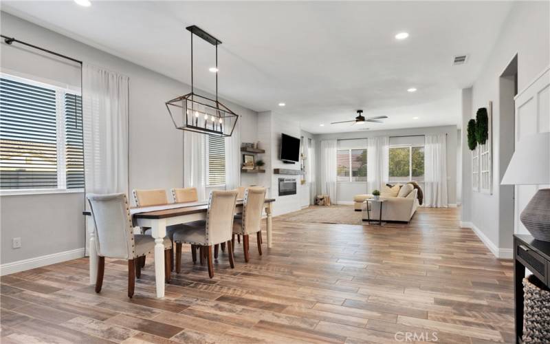 Dining Room and Living Room