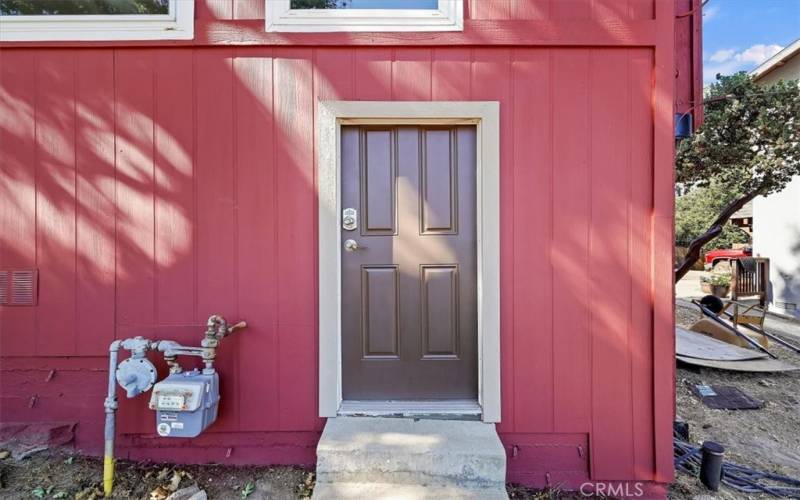 access to basement level with washer/dryer, utility sink & lots of storage space