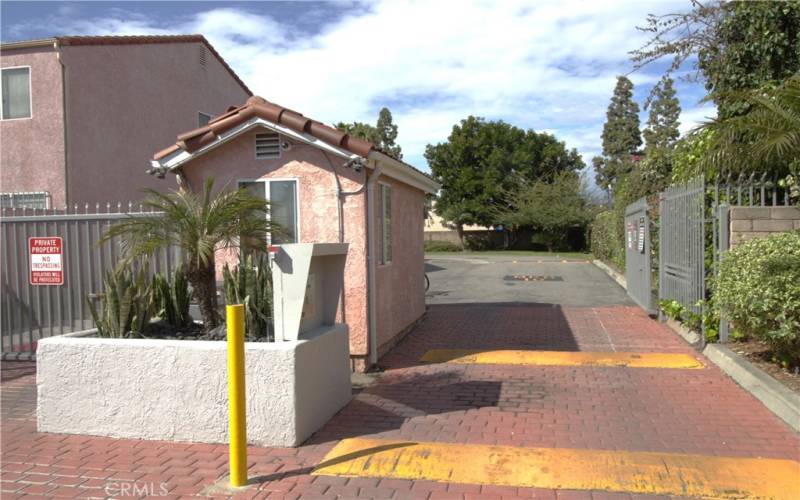 Front Gate into community