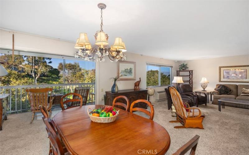 Dining area extends into the Enclosed Balcony. GREAT FOR ENTERTAINING!