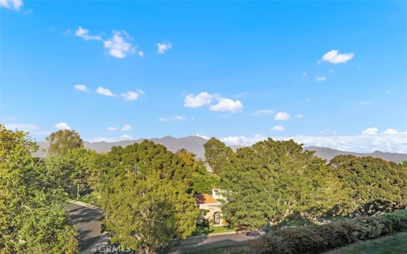 View of Saddleback Mountain from unit.