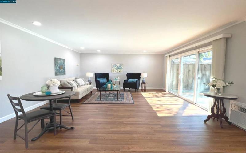 Dining Area and Living Room