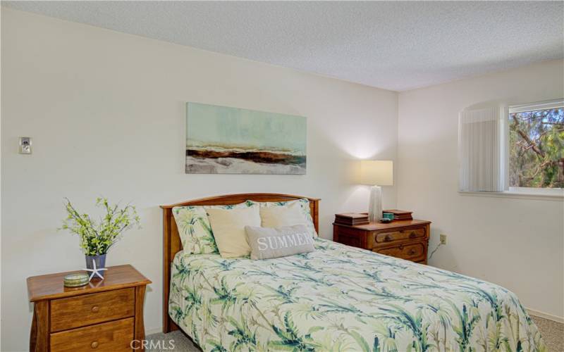 Master Suite is spacious, can accommodate king size furniture.