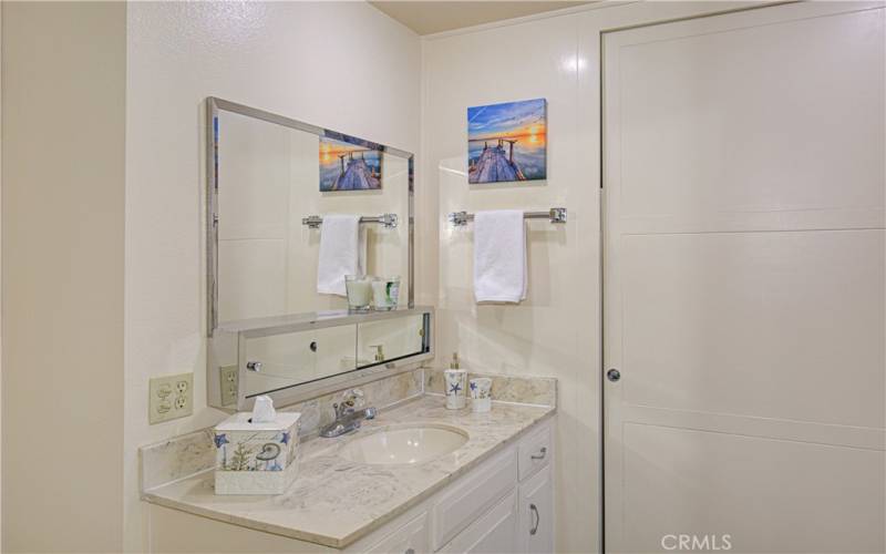 Vanity in the Master Bathroom area.