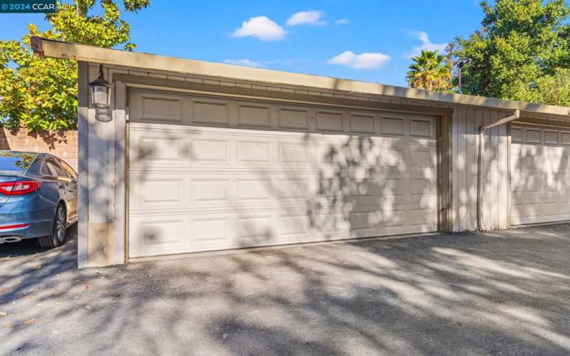 Detached two car garage