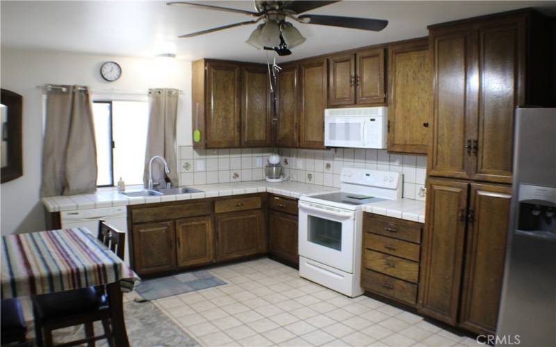 Kitchen and dining area