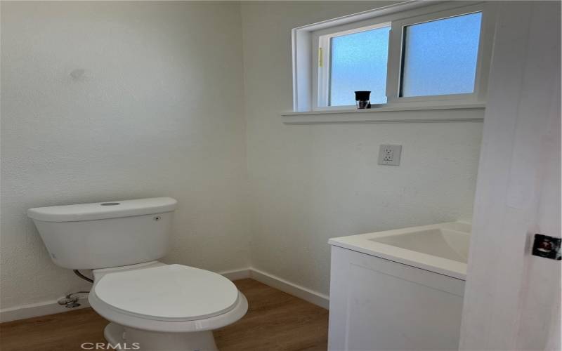 Half bath off Laundry room