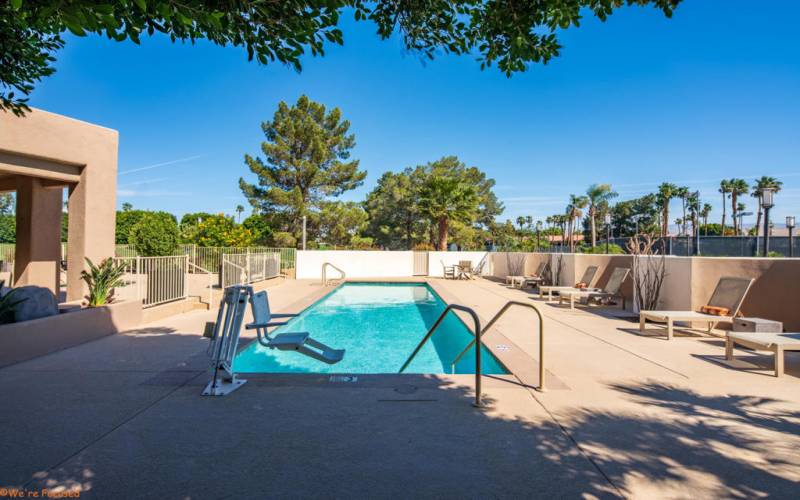 Lap Pool At Fitness Center