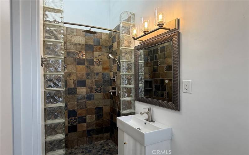 second bathroom with standup shower