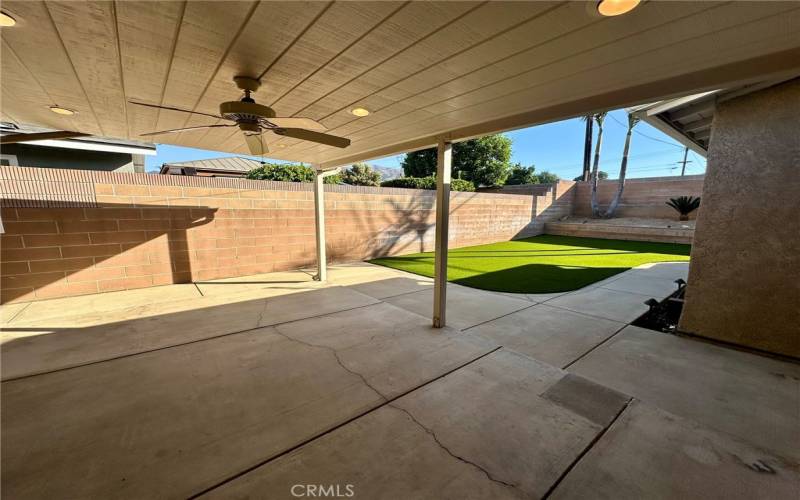 Covered Back Patio