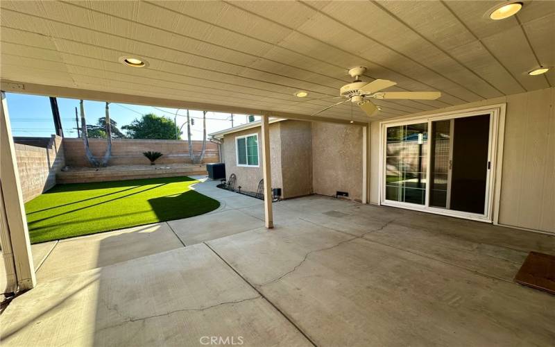 Covered Back Patio