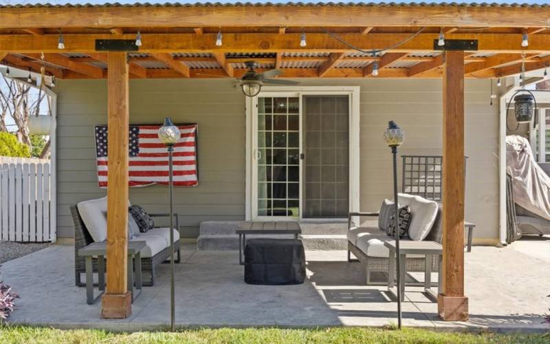 Backyard Covered patio