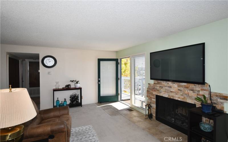 Living Room w/ Fireplace